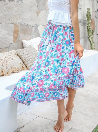 Shift Casual Midi Skirt