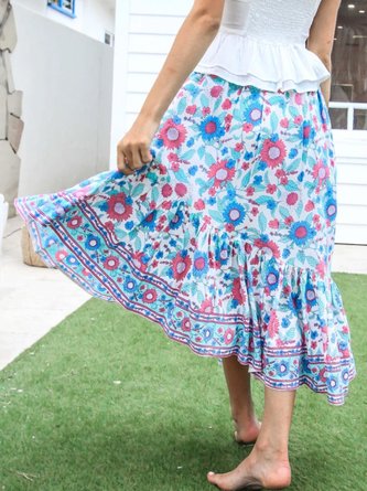 Shift Casual Midi Skirt