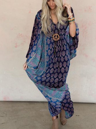 Casual Shift Maxi Dress