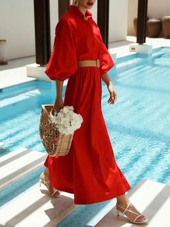 Shift Formal 3/4 Sleeve Dress