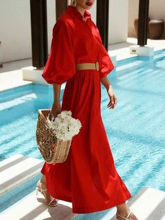 Shift Formal 3/4 Sleeve Dress