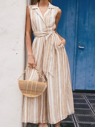 Shift Casual Stripes Jumpsuits