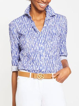 Long Sleeve Casual Shift Top