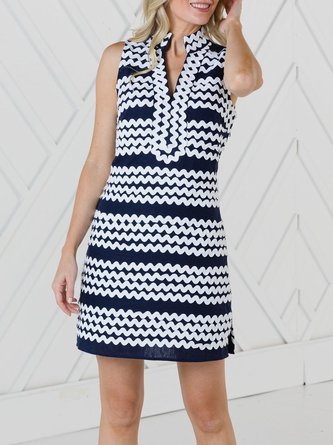 Shift Sleeveless Mini Dress