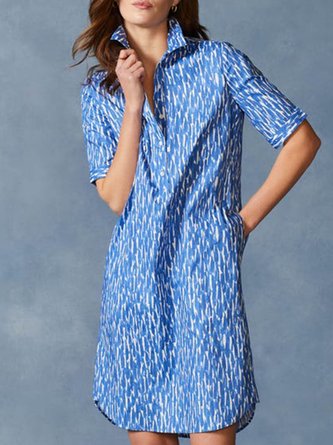 Shift Work Casual Mini Dress