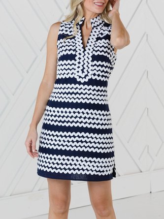 Shift Sleeveless Mini Dress