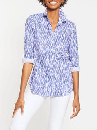 Long Sleeve Casual Shift Top