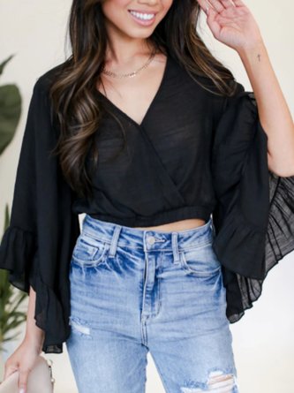 Holiday 3/4 Sleeve Daily Date Top