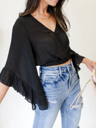 Holiday 3/4 Sleeve Daily Date Top