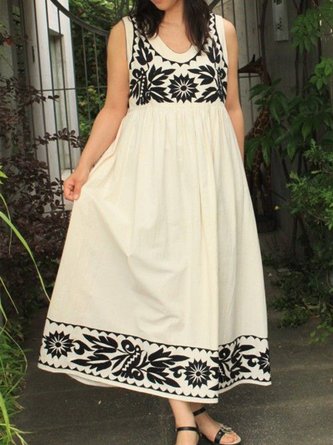 Holiday A-Line Midi Dress