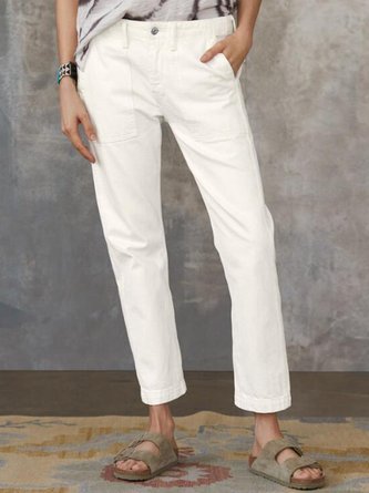 Casual Straight Leg Pants