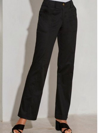 Formal Pockets Straight Leg Pants