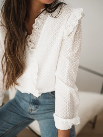 Plain Casual Shift Top