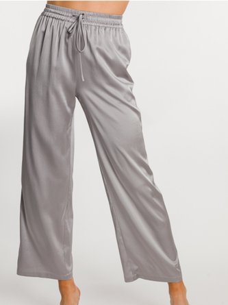 Satin Wide Leg Pants
