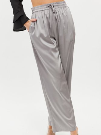 Satin Wide Leg Pants