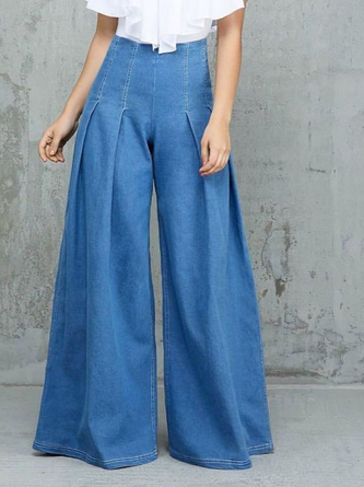 Urban High Waist Loose Long Wide leg Jeans