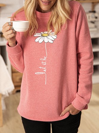 Patchwork Casual Long Sleeve Top