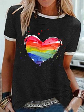 White Short Sleeve Cotton-Blend Top