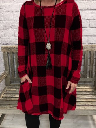 Casual Cotton-Blend Dress