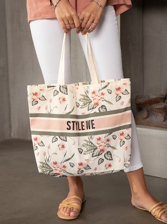 Froral Casual Shopping Shoulder Bag