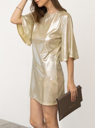 Half Sleeve Elegant Dress