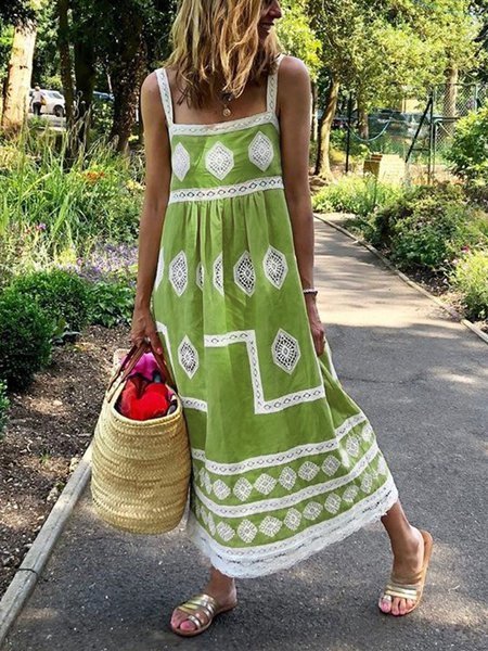 loose bohemian dress