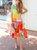 Color Block Vacation Loosen Sleeveless Dress