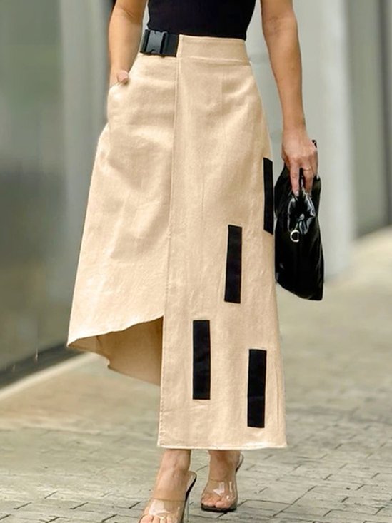 Urban Pocket Stitching Regular Fit Skirt