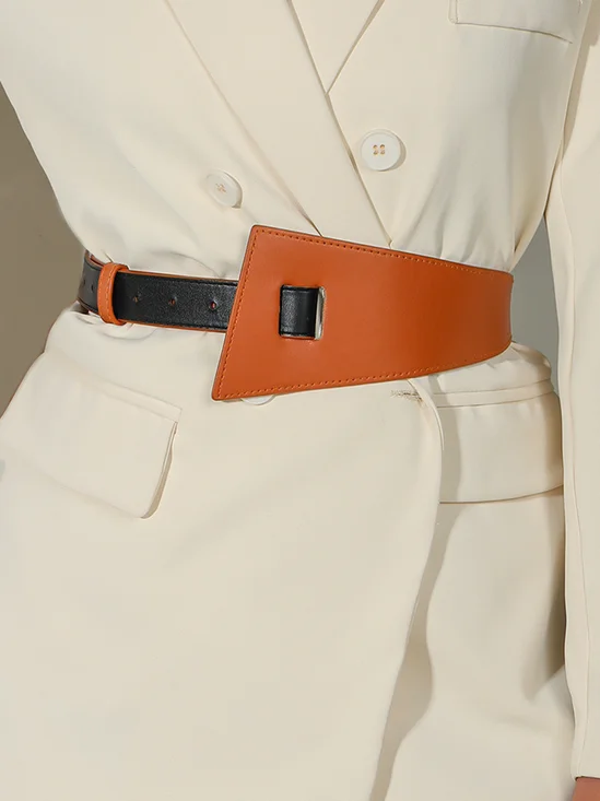 Irregular Color-block Belt