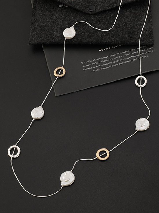 Daily Elegant Plain Chain Necklaces