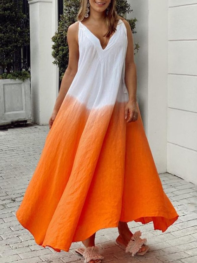 tie dye spaghetti strap dress