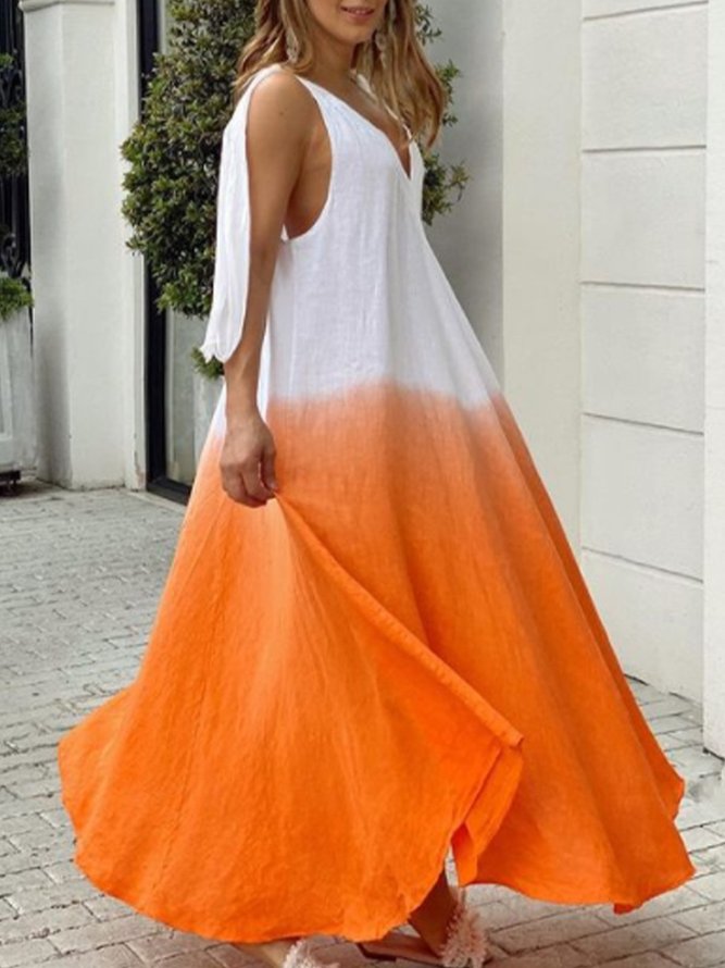 tie dye spaghetti strap dress