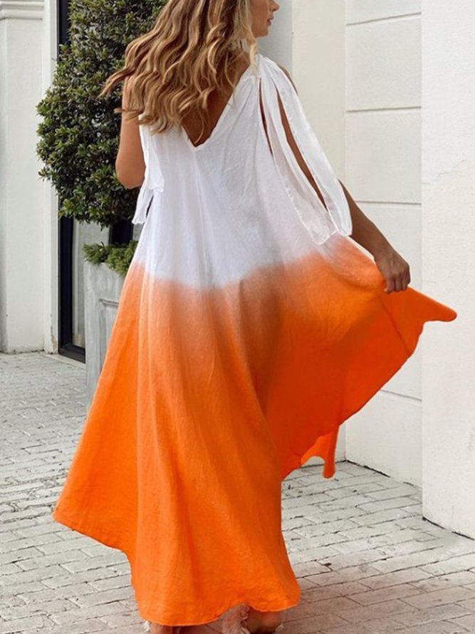 tie dye spaghetti strap dress