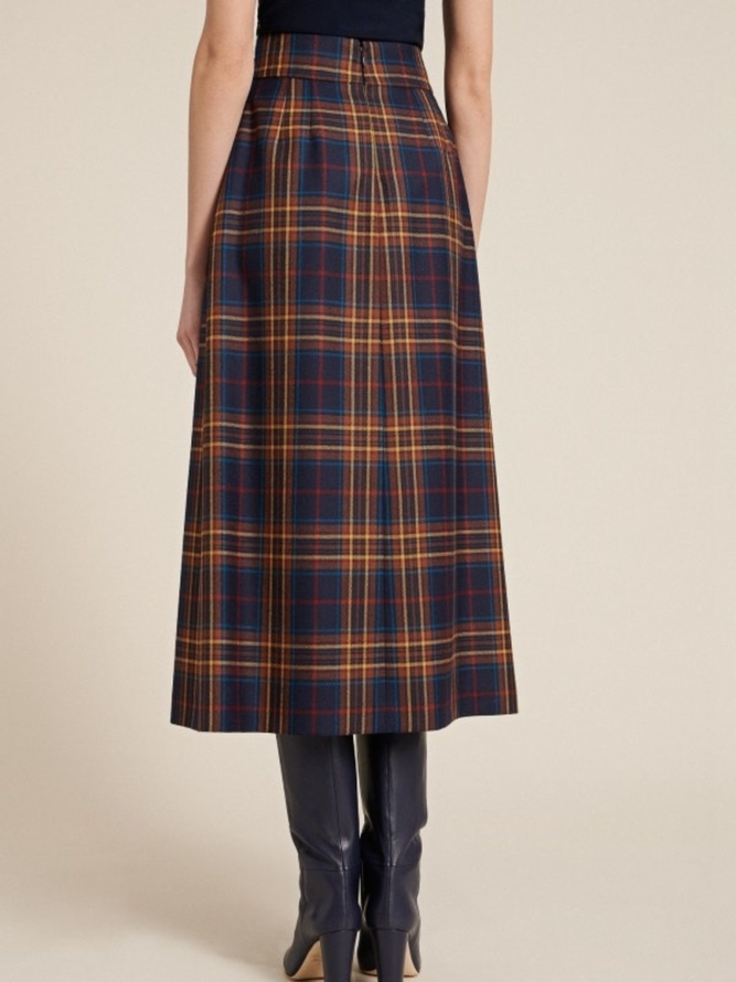 Work A-line Elegant Fall Lady Daily Skirts