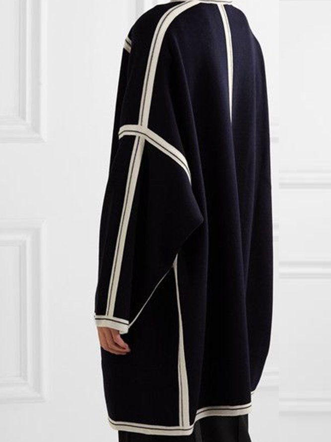Elegant  Oversized  Long Sleeve Outerwear