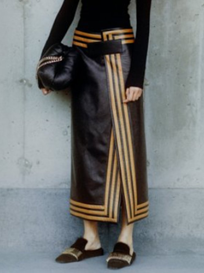 Slim Fit Elegant Midi Skirts