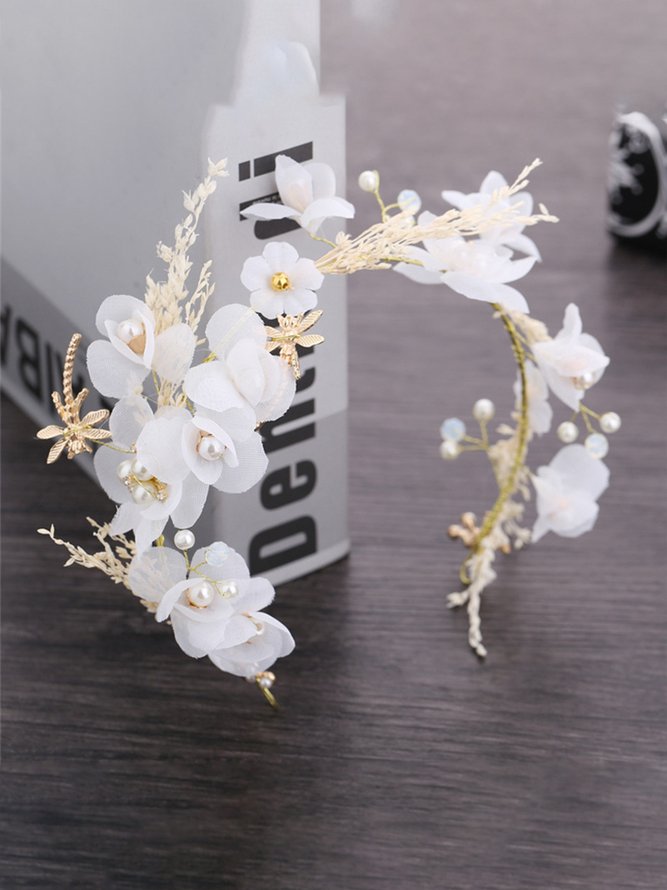 Forest Bridal Wedding Flower Headband Headdress