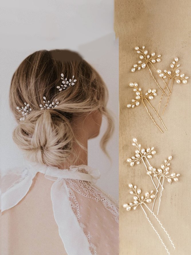 Bridal Elegant Pearl Hair Clip