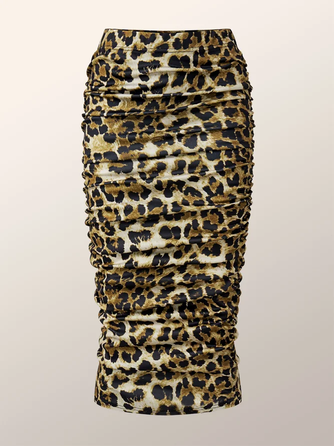 Skinny Leopard Lady Skirt
