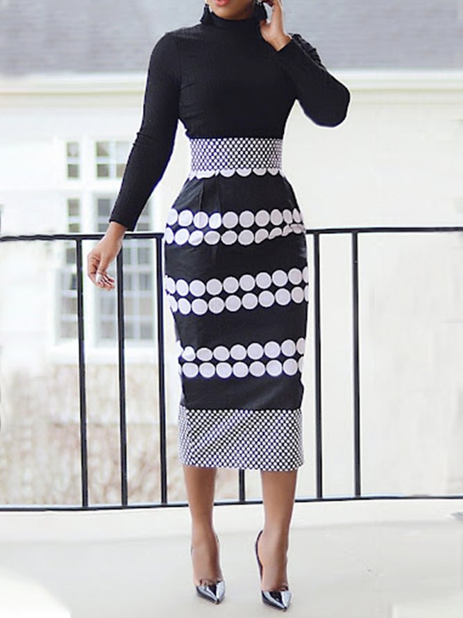 Polka Dots Regular Fit Urban Skirt