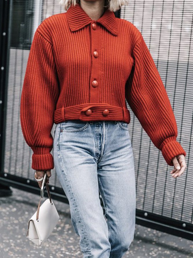 Long sleeve Urban Loose Sweater Coat