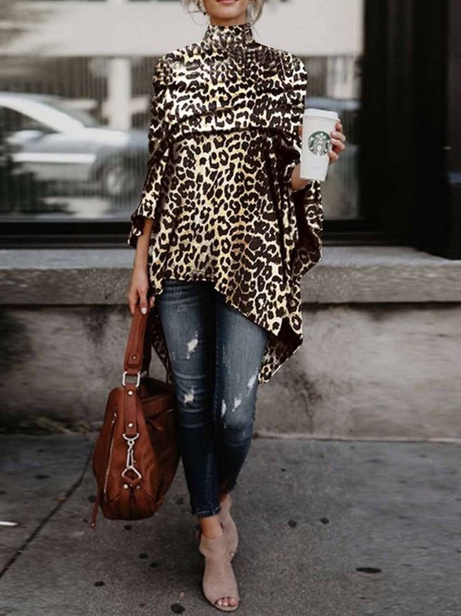 Daily Long sleeve Urban Leopard Regular Fit T-Shirt