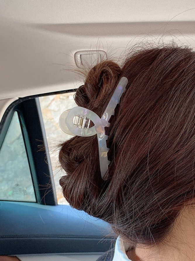 Acetate hair clip headgear shark clip