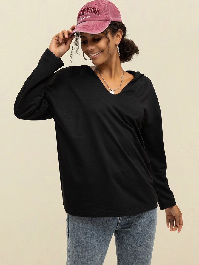 Black Long Sleeve Holiday Shirts & Tops