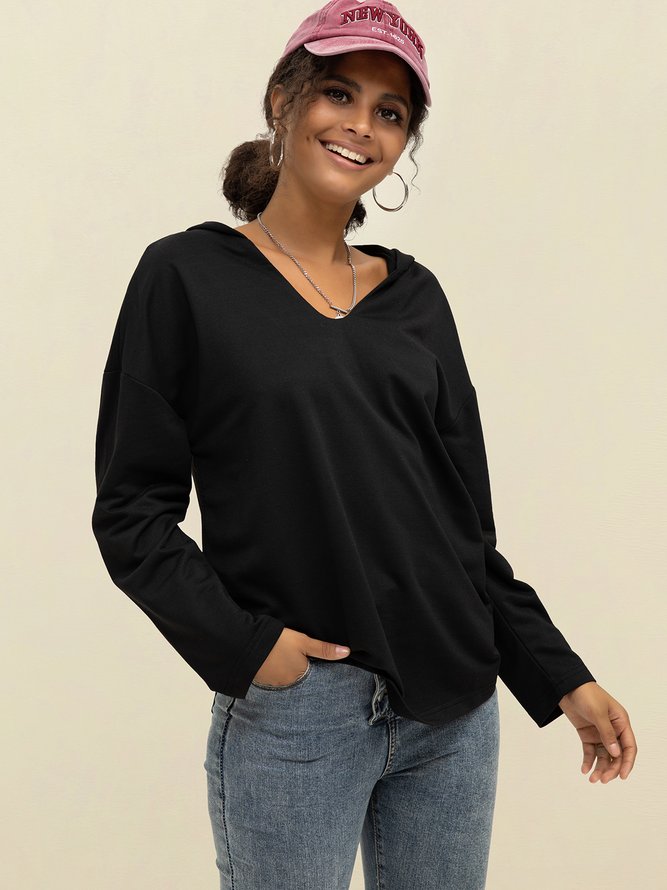 Black Long Sleeve Holiday Shirts & Tops