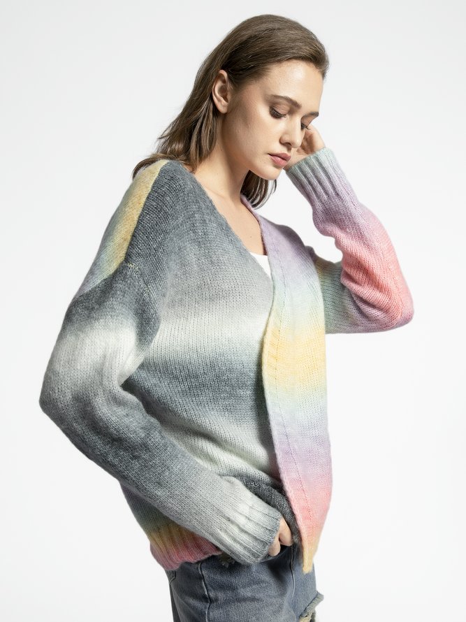 Ombre/Tie-Dye Sweet Long Sleeve Sweater
