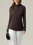 Plain Urban Tight Long Sleeve T-Shirt