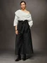 Elegant Asymmetrical Off Shoulder Blouse