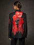 Urban Floral Blazer With Pockets