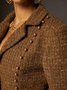 Urban Lapel Collar Tweed Blazer